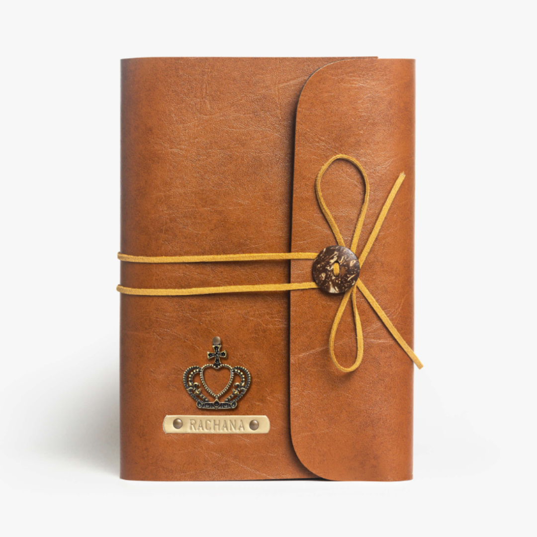 Loop Diary Brown My Store NC Gifts