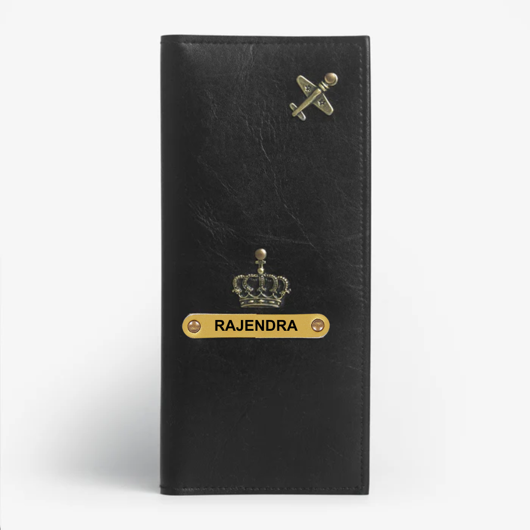 Passport organizer Black My Store NC Gifts