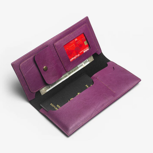 Passport organizer Lavender My Store NC Gifts