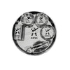customized thali set for kids with name - Customized Round Plate Set With Extra Katori